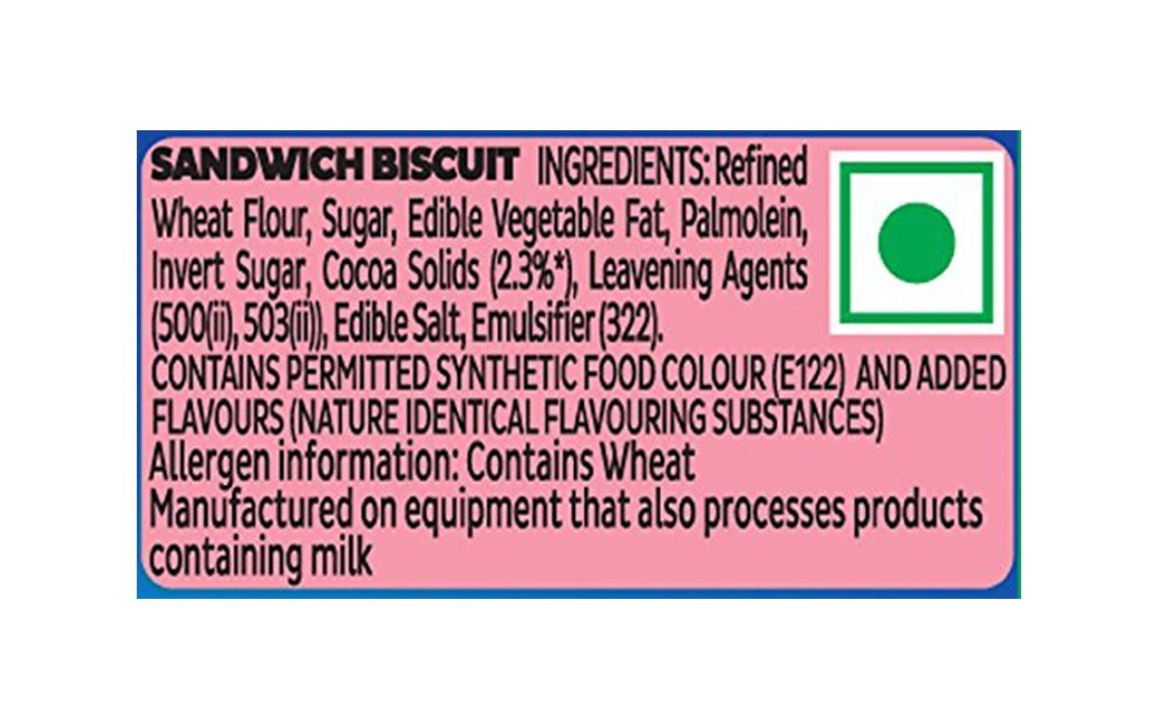 Cadbury Strawberry Creme Flavoured Oreo Chocolatey Sandwich Biscuits   Pack  51.5 grams